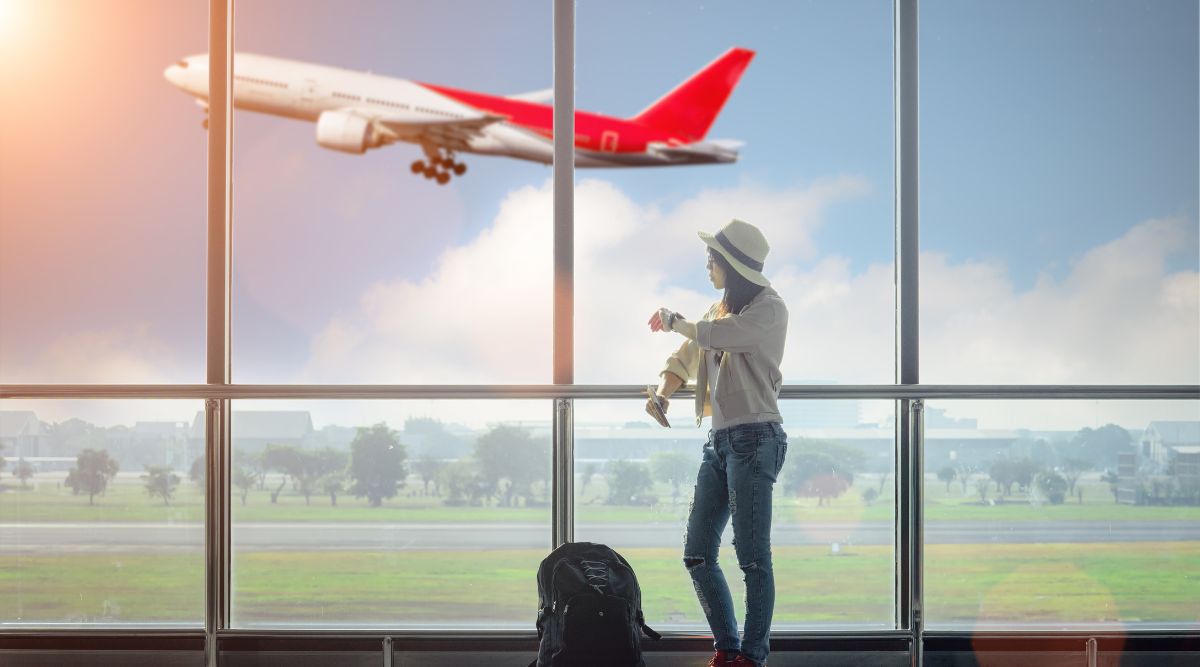 Flight to Los Cabos, Mexico.