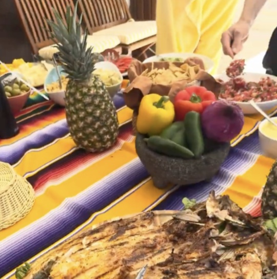 The Bucketlist Family taking cooking lessons at Casa Familia