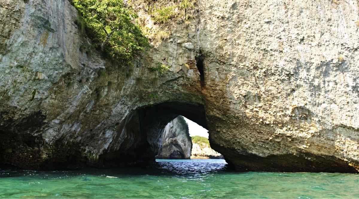 Caves in the water in Puerto Vallarta