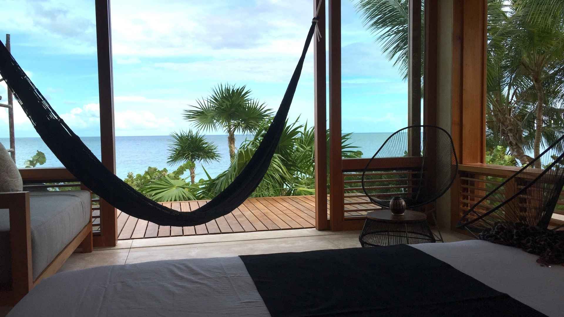 Natural view from a bedroom in Villa Na’iik